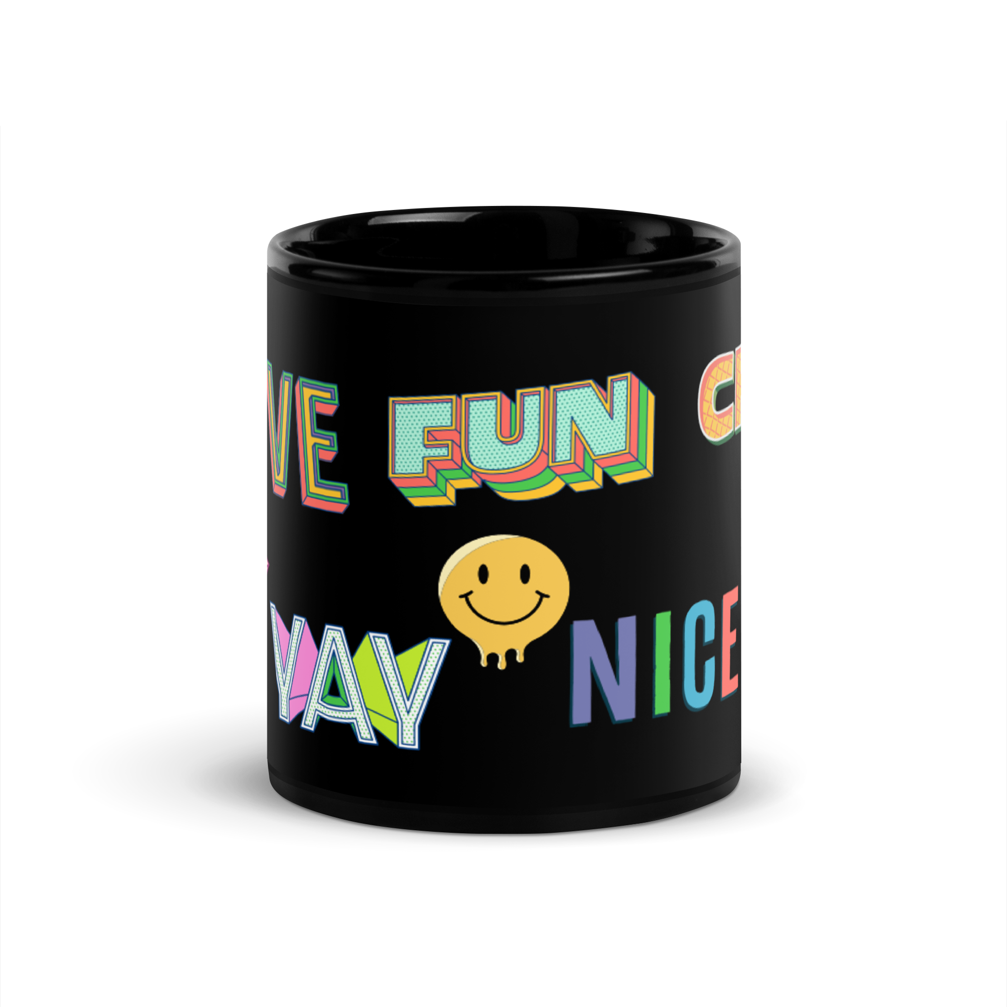 Graphic Fun Black Glossy Mug 11oz and 15oz