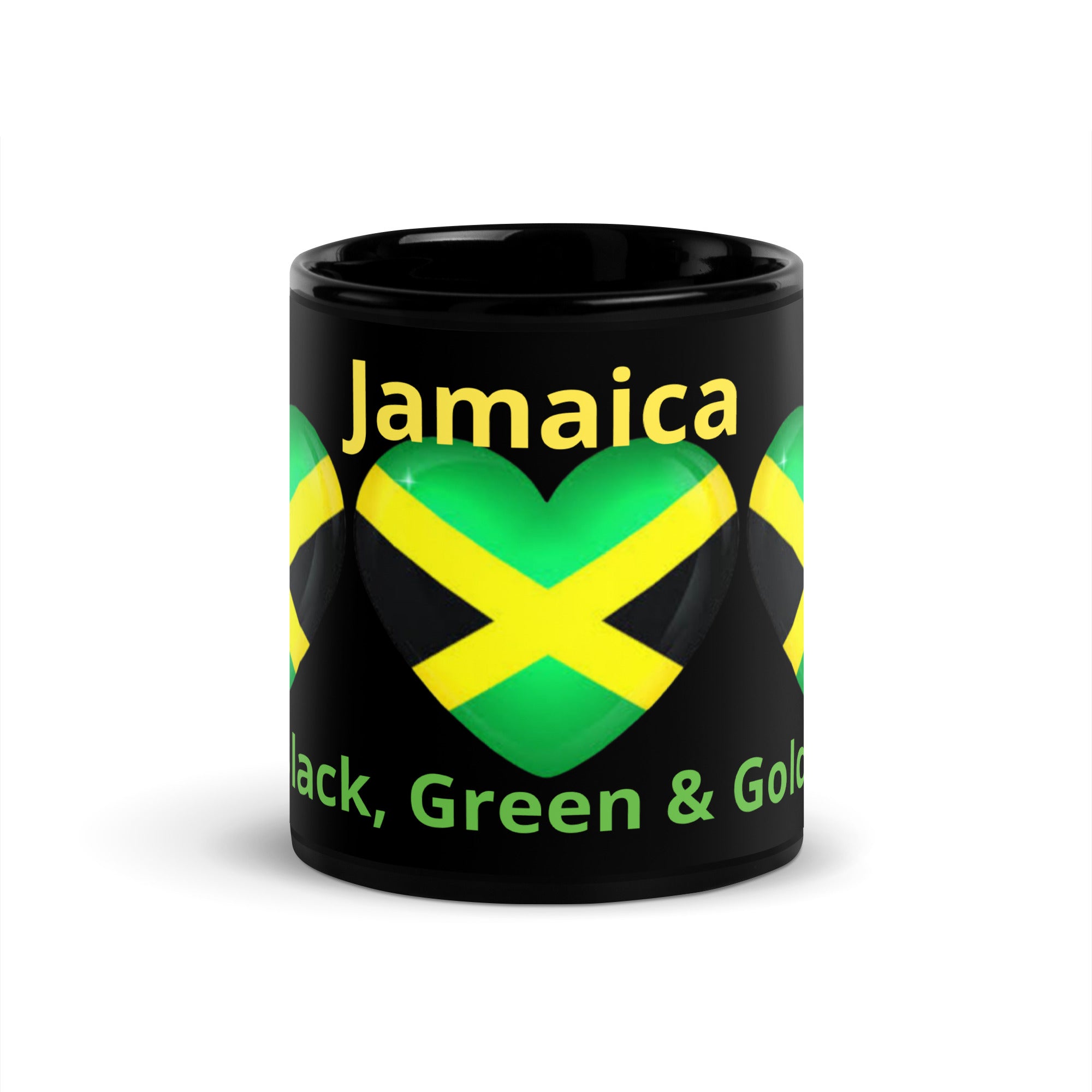 Jamaica Love Black Coffee Mug in 11oz and 15oz