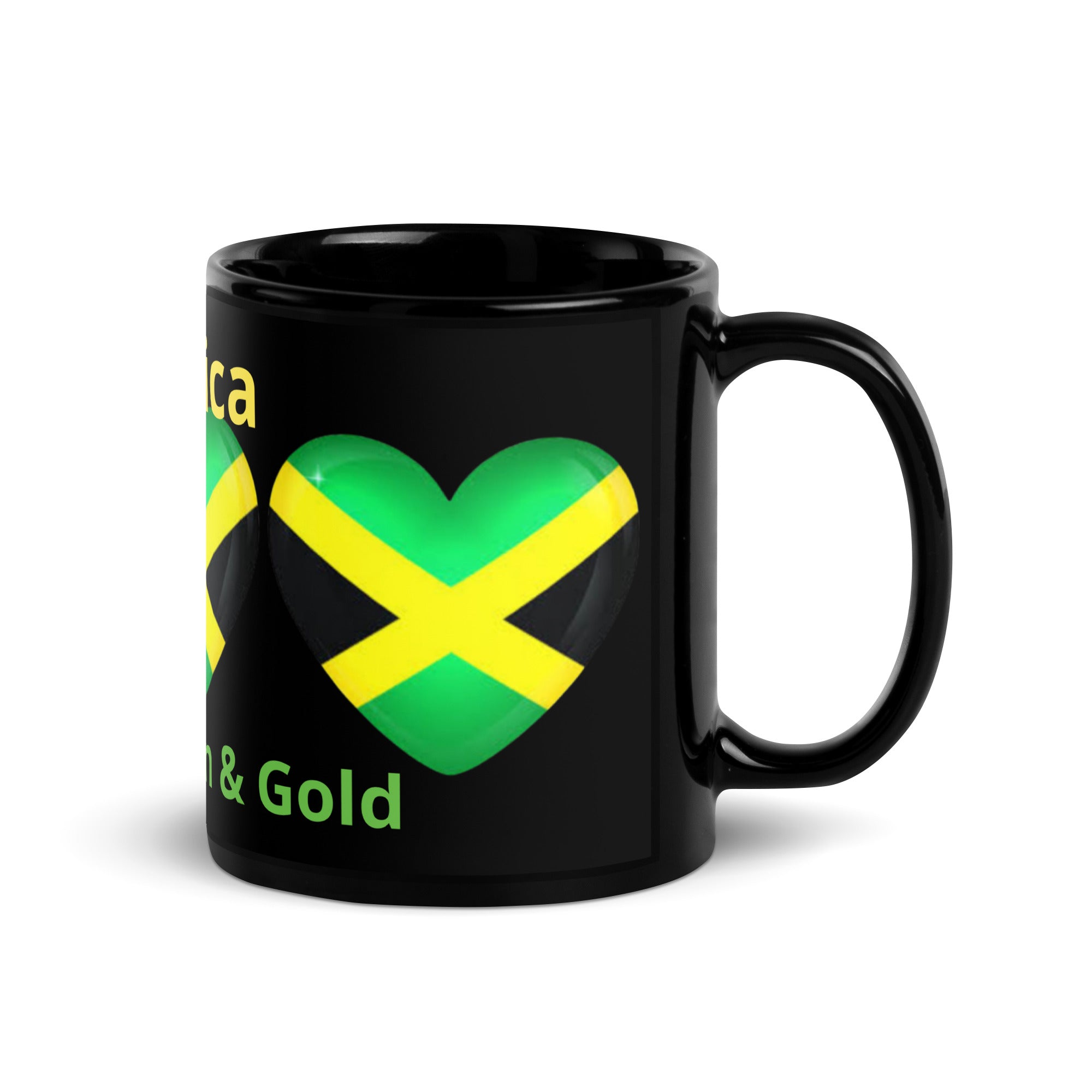 Jamaica Love Black Coffee Mug in 11oz and 15oz