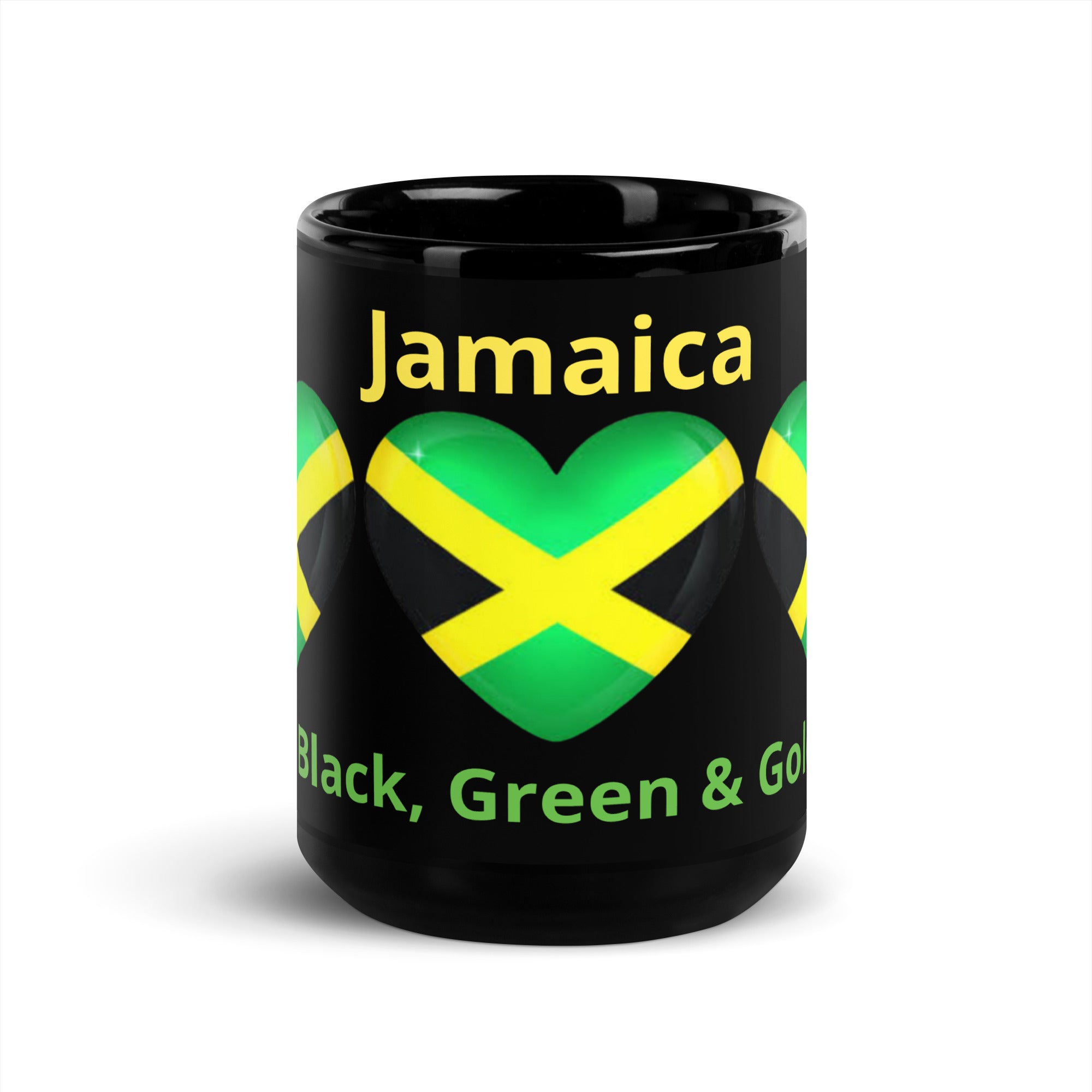 Jamaica Love Black Coffee Mug in 11oz and 15oz