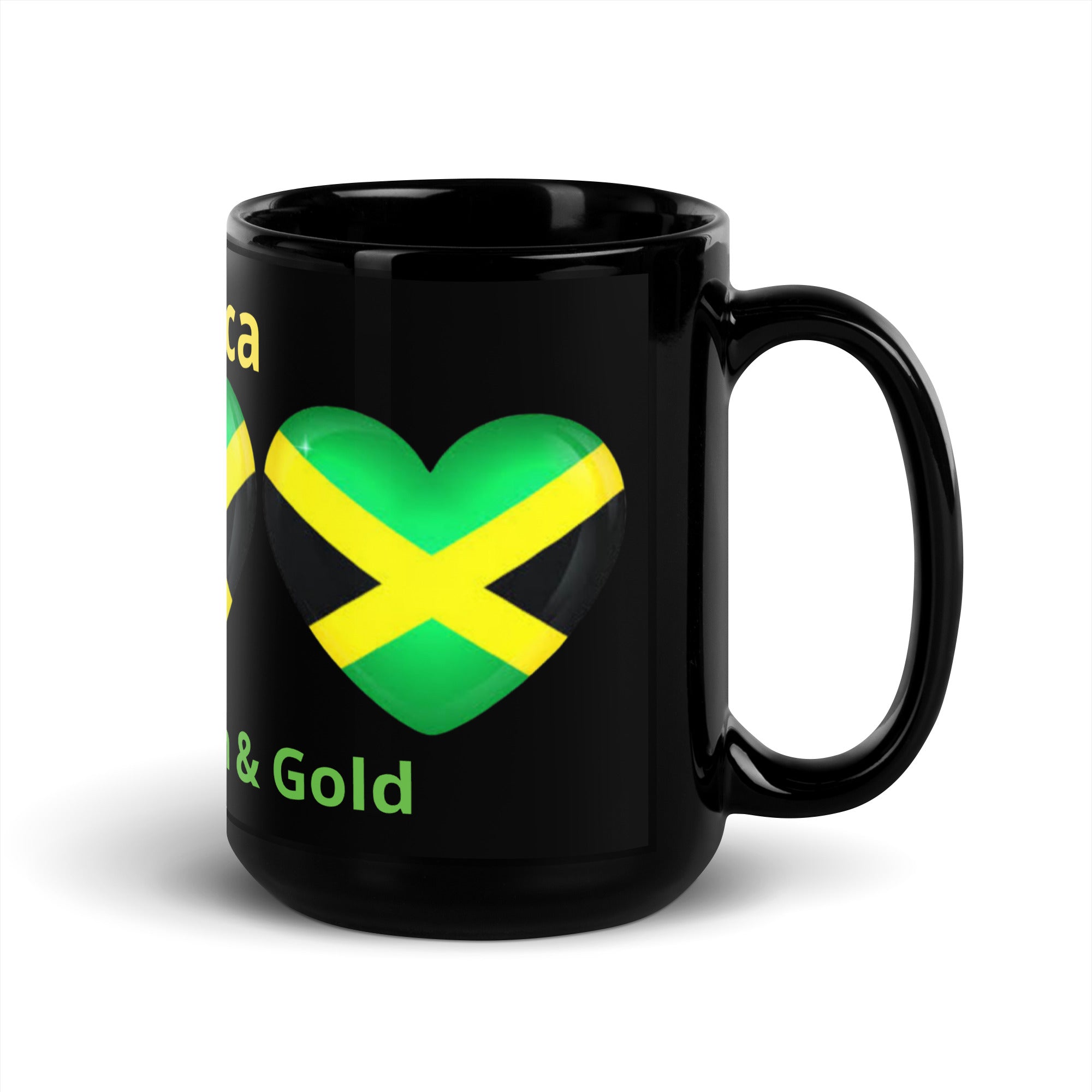 Jamaica Love Black Coffee Mug in 11oz and 15oz