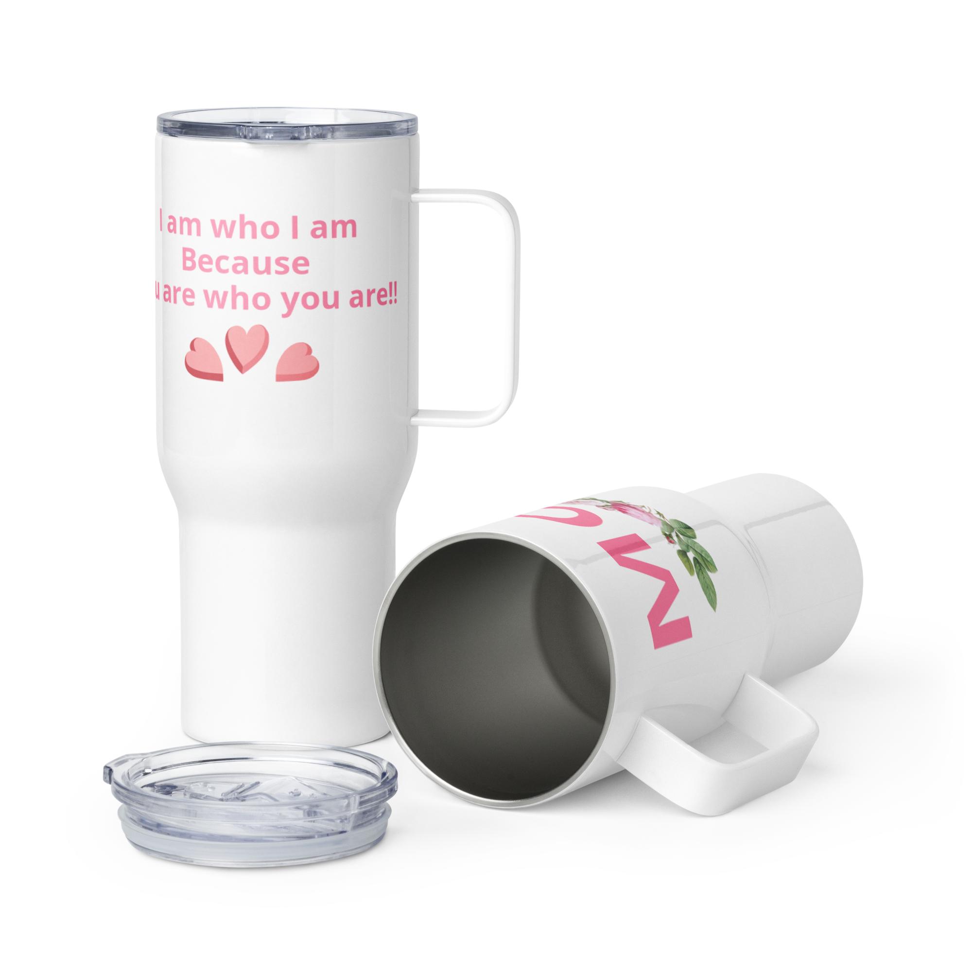 I Am Who I Am Mom Travel Mug 25oz