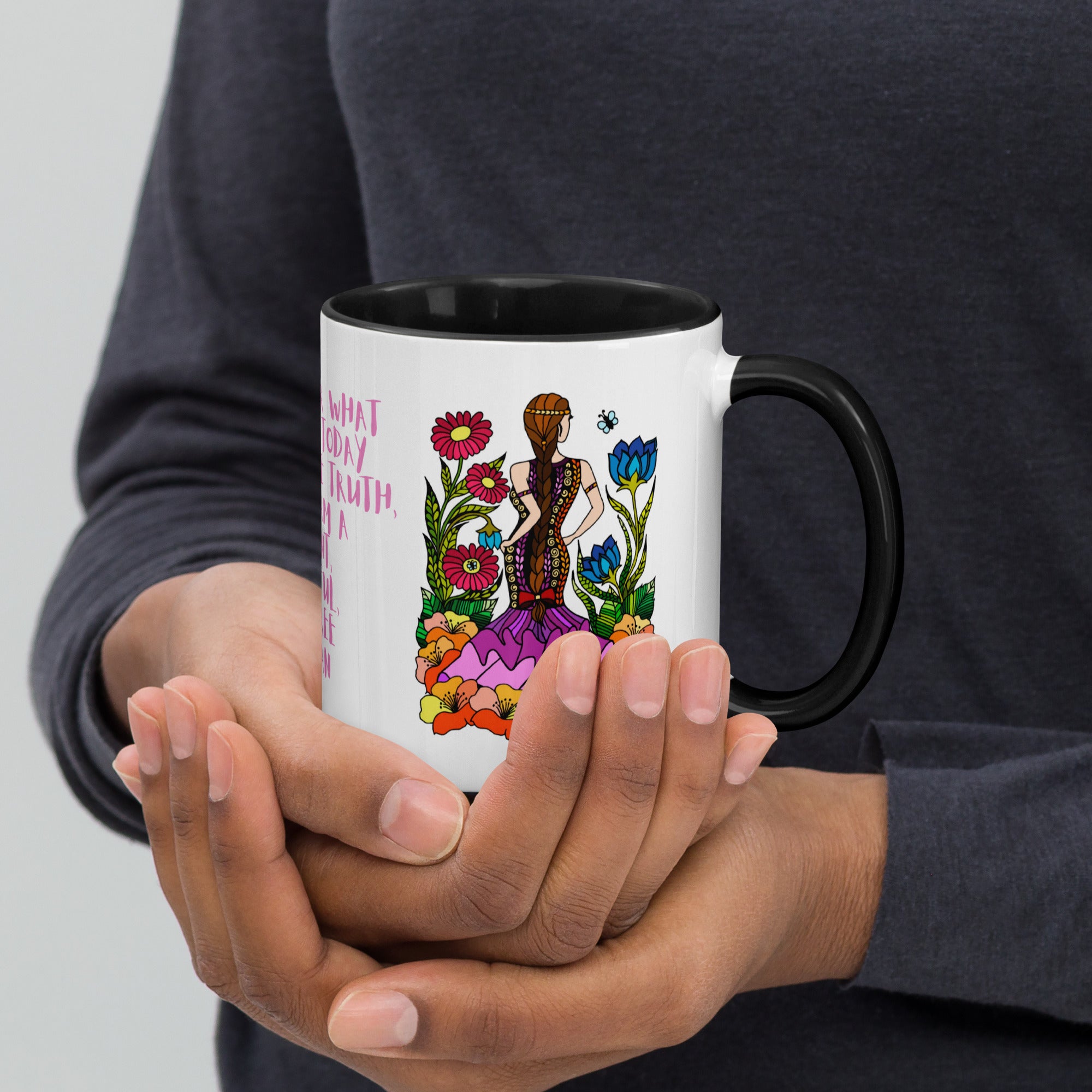 Know Your Truth Mug with Color Inside 11oz