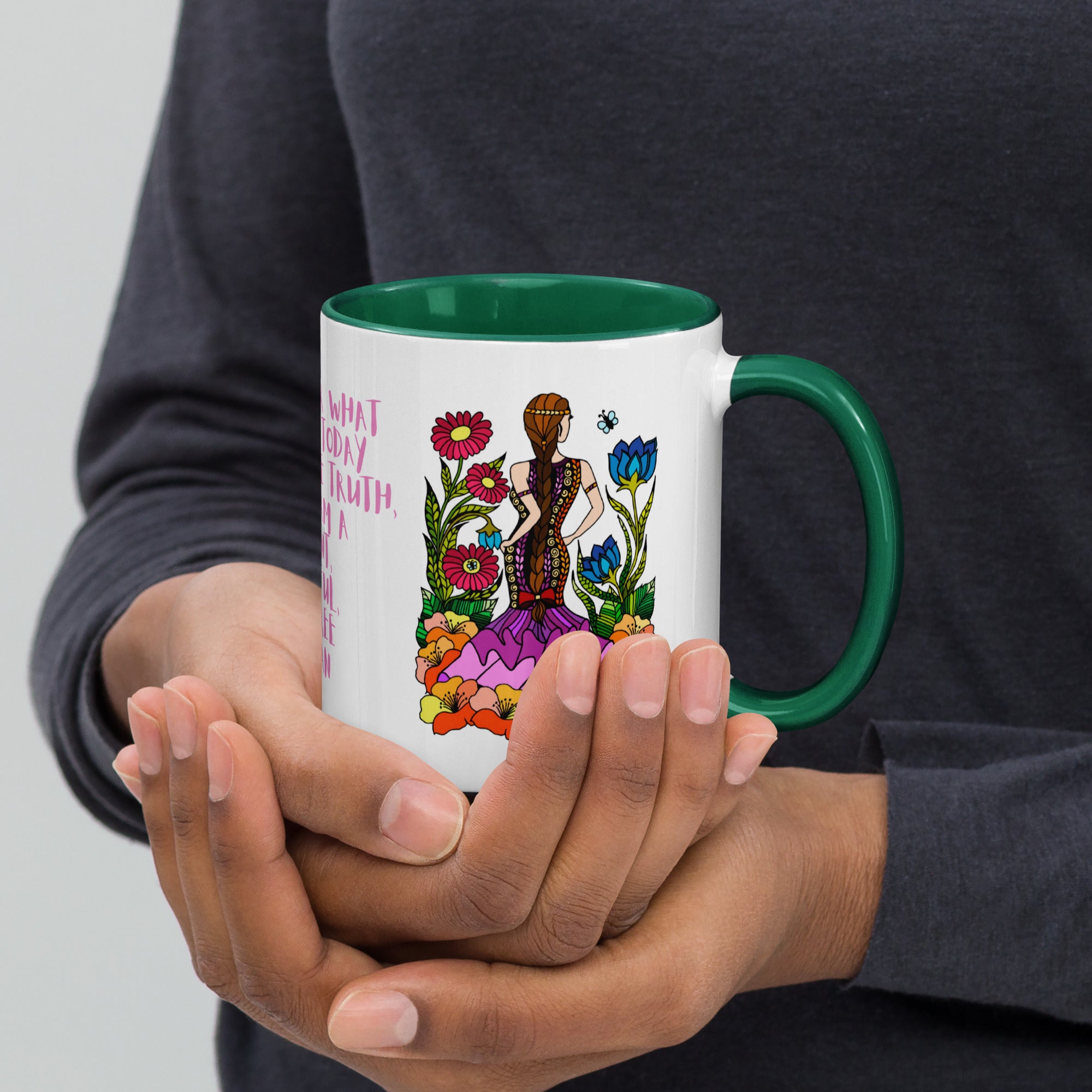 Know Your Truth Mug with Color Inside 11oz