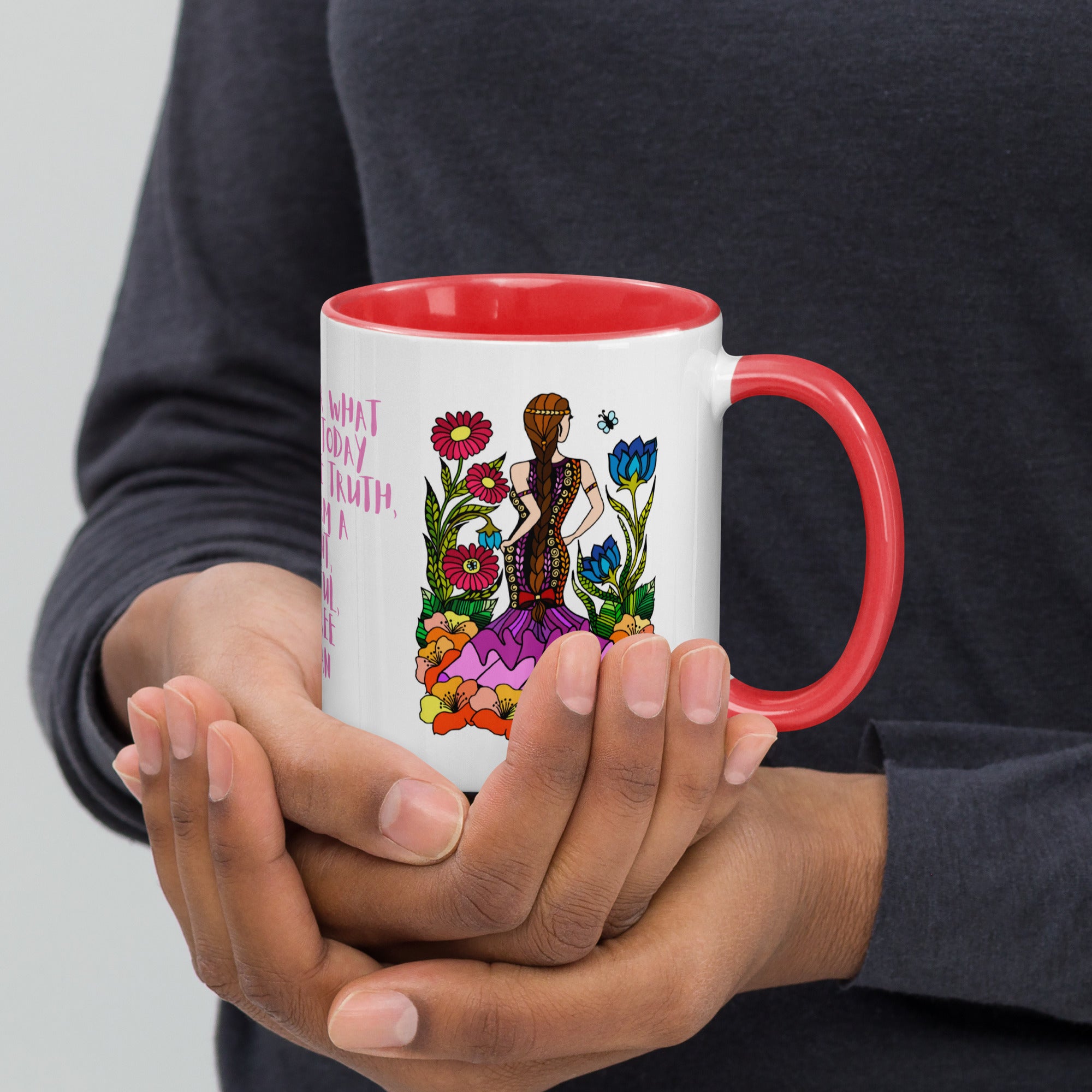 Know Your Truth Mug with Color Inside 11oz