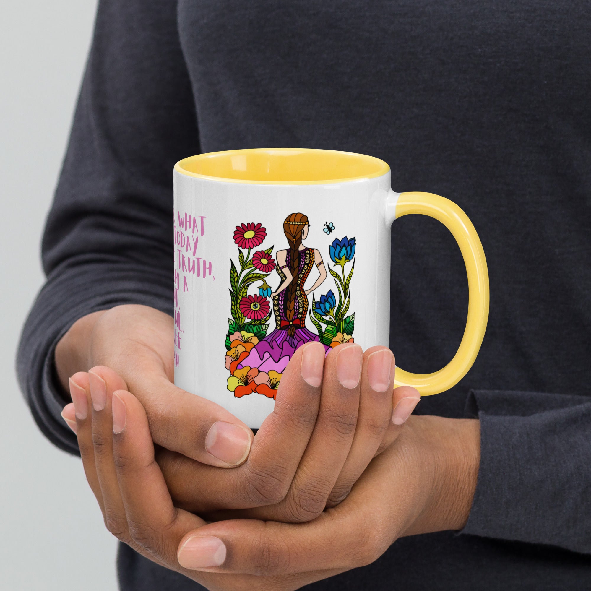 Know Your Truth Mug with Color Inside 11oz