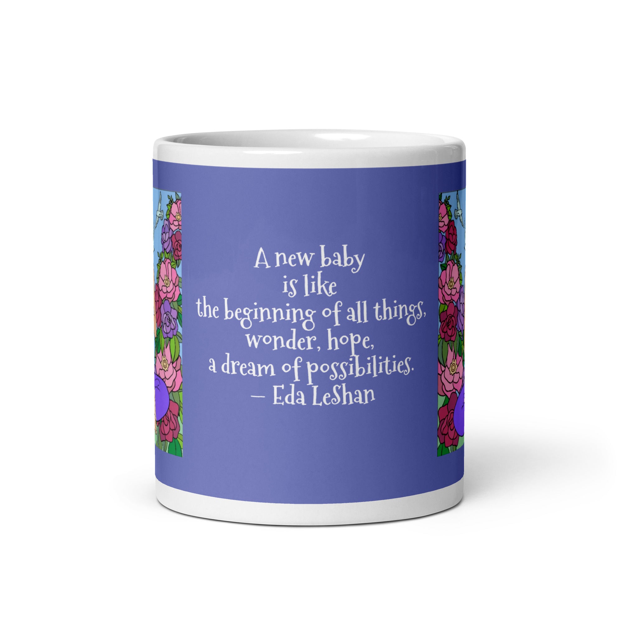 Baby Feels Purple Glossy Mug 11oz and 15oz