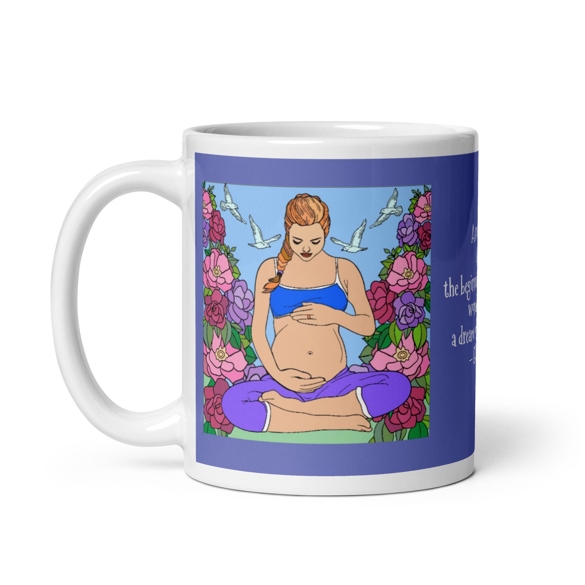 Baby Feels Purple Glossy Mug 11oz and 15oz