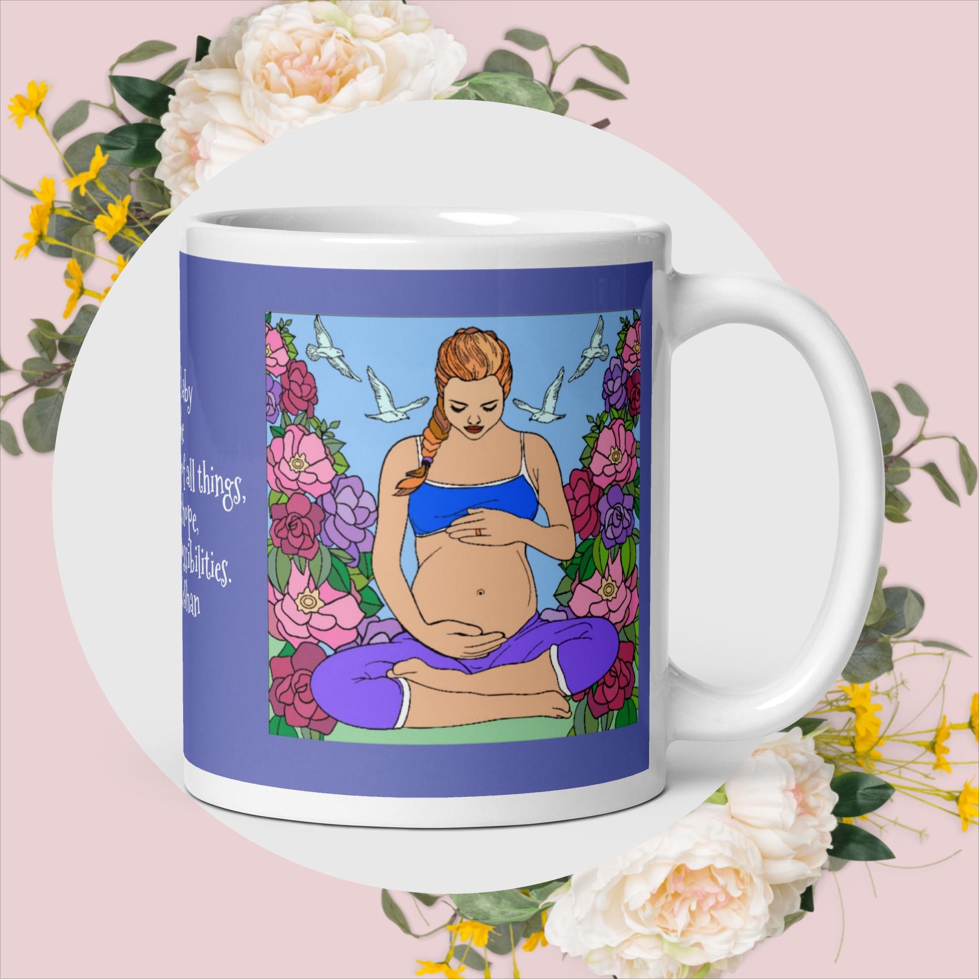 Baby Feels Purple Glossy Mug 11oz and 15oz