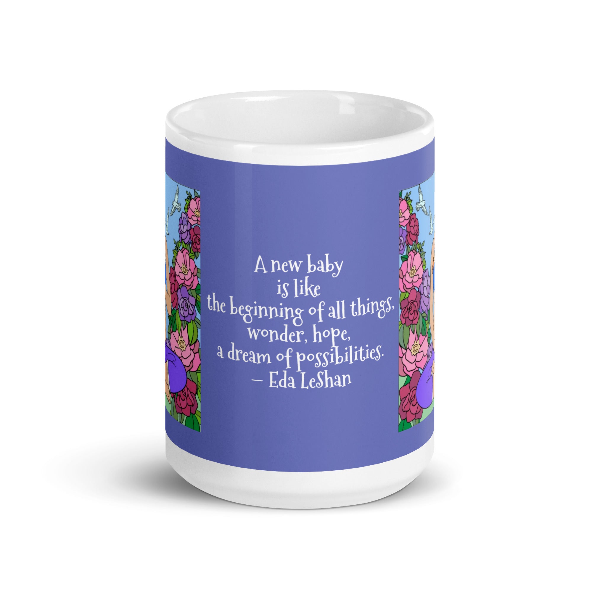 Baby Feels Purple Glossy Mug 11oz and 15oz