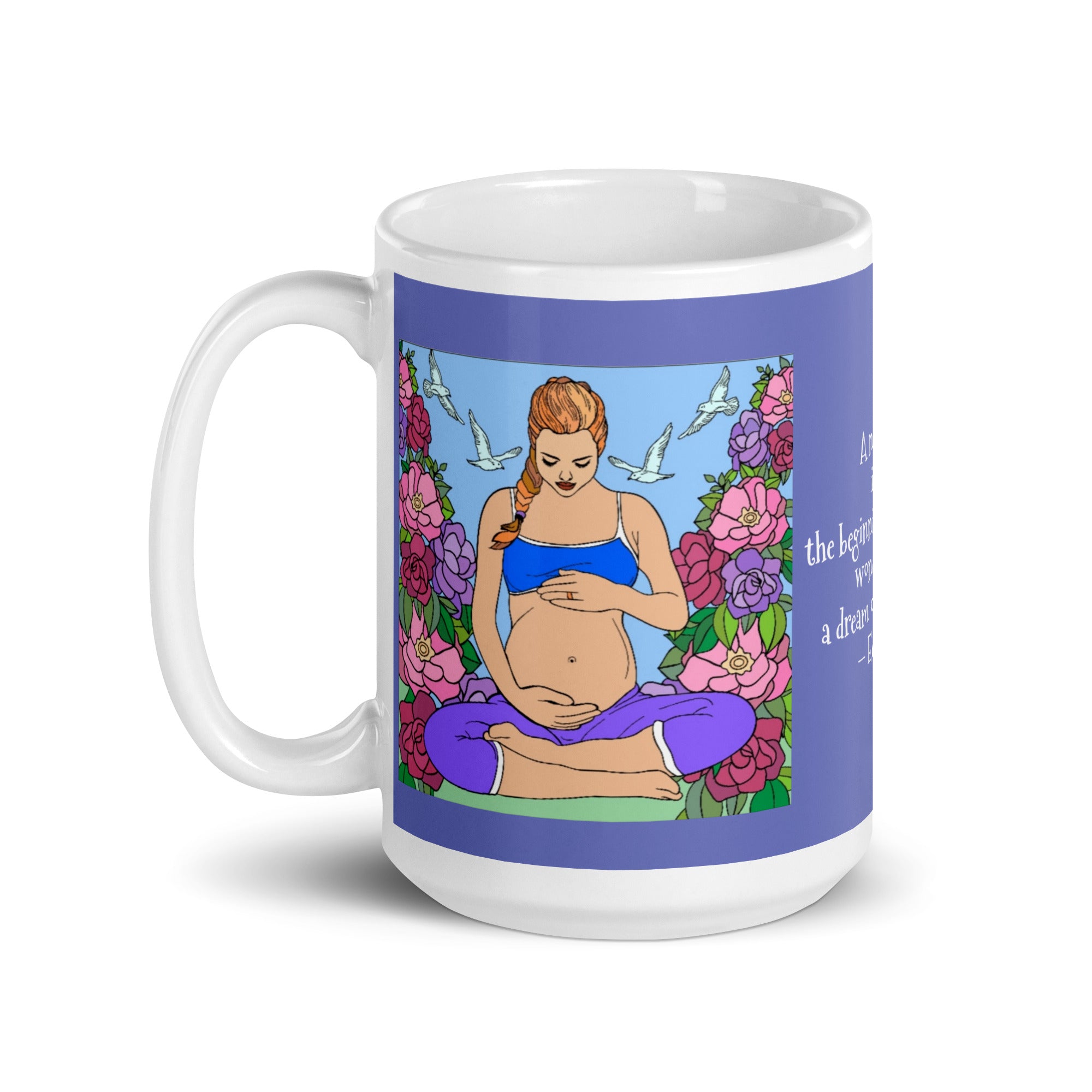 Baby Feels Purple Glossy Mug 11oz and 15oz