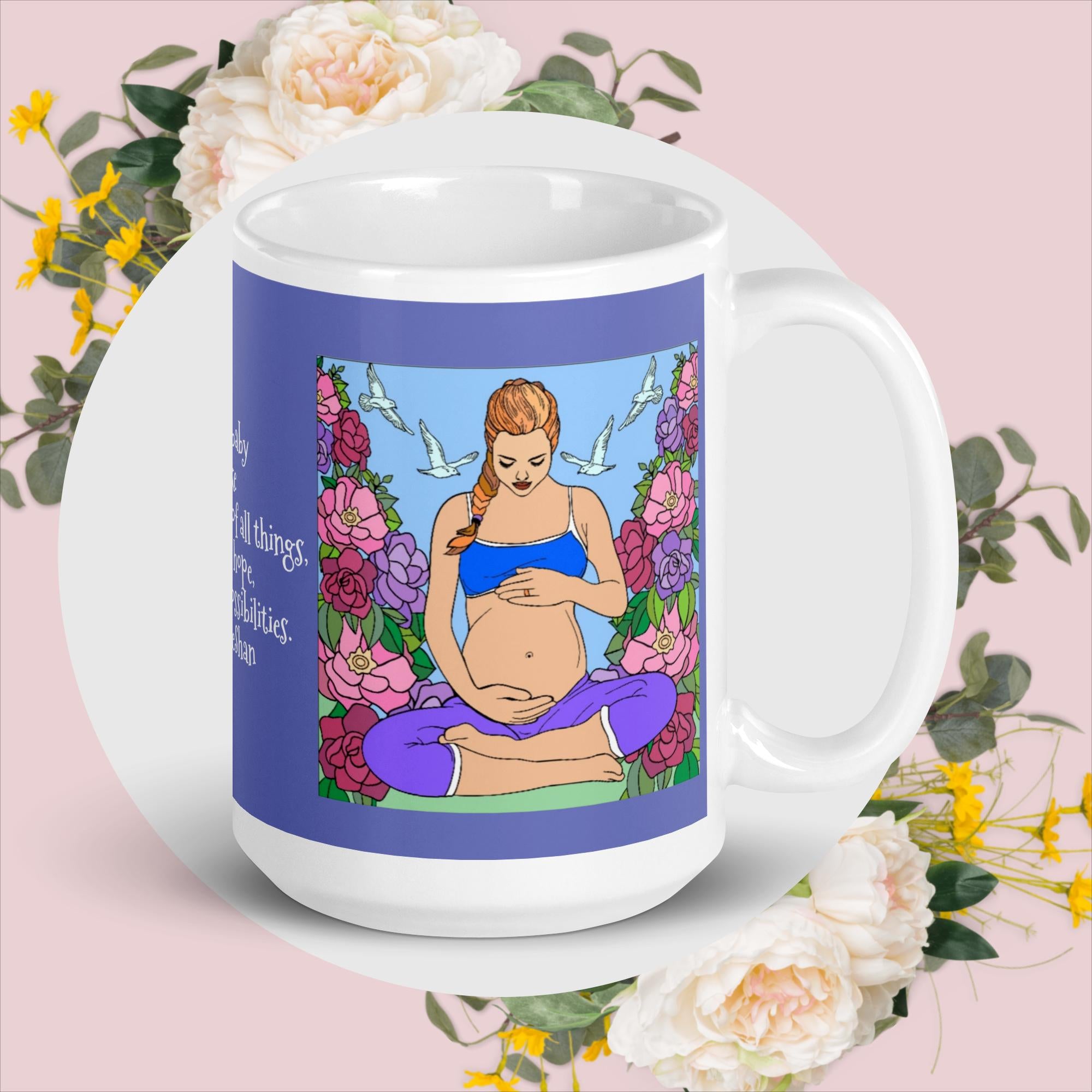 Baby Feels Purple Glossy Mug 11oz and 15oz